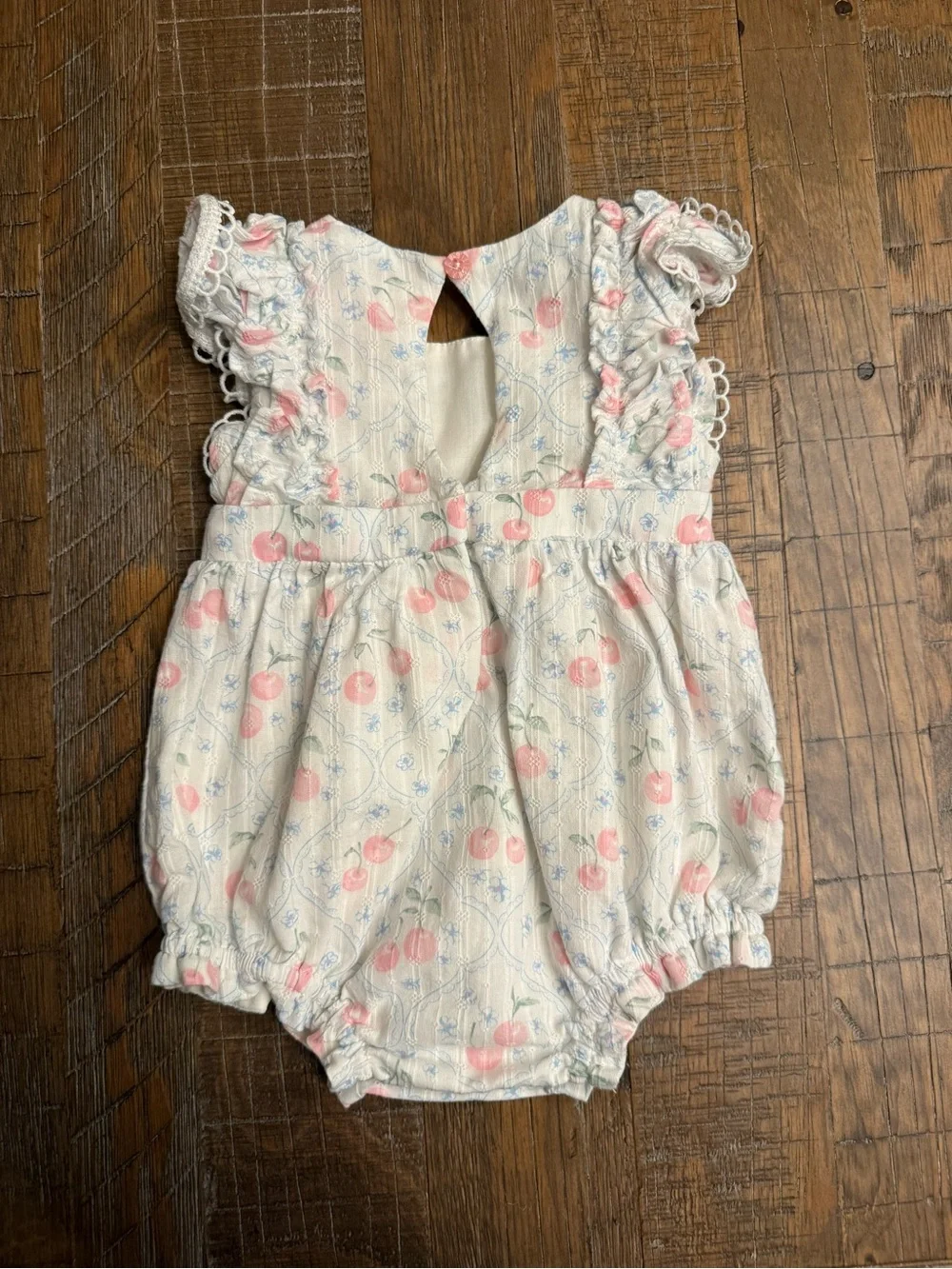 Happily Grey 0-3 Months Baby Girls 2pc Printed Bubble Romper Set With Headband